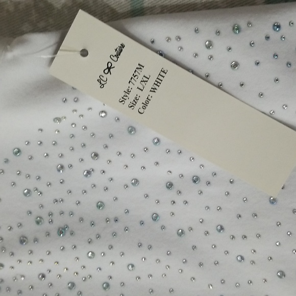 LC Couture Women Bodysuit Soft and Seamless Size L In White - Picture 4 of 7